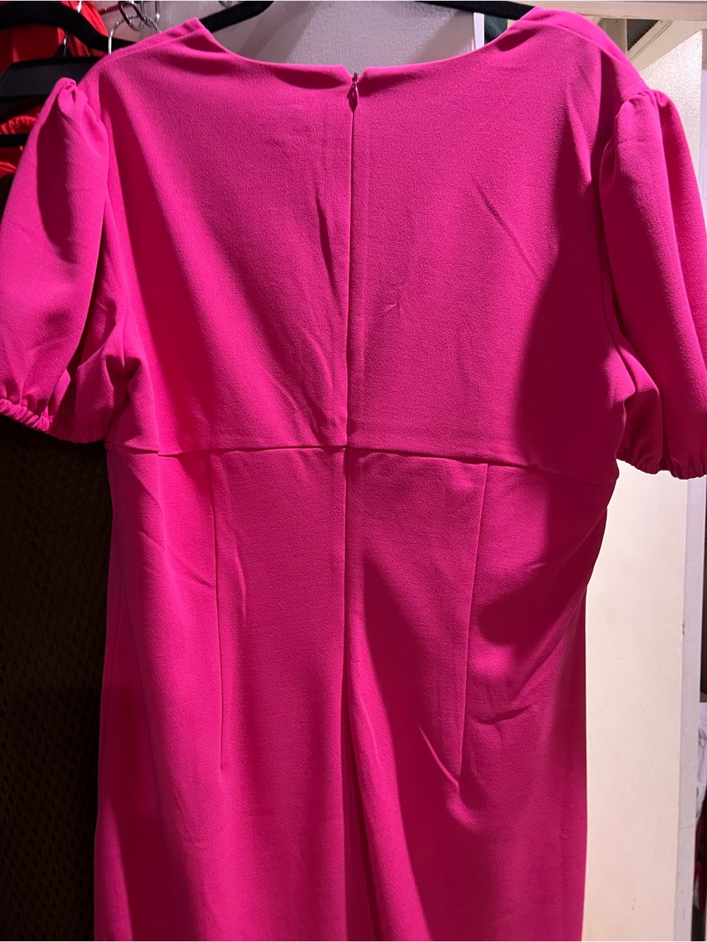 Alexia Admor Hot Pink Square Neck Dress - Picture 6 of 9